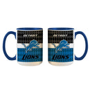 15oz White Inner Stripe Mug | Detriot Lions
Detroit Lions, DLI, NFL, OldProduct
The Memory Company