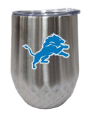 12oz Stainless Steel Stemless Diamond Tumbler | Detriot Lions CurrentProduct, Detroit Lions, DLI, Drinkware_category_All, NFL 888966675575 $28.49
