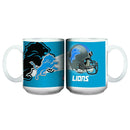 15oz 3D White Mug | Detriot Lions CurrentProduct, Detroit Lions, DLI, Drinkware_category_All, NFL 888966110656 $14.49