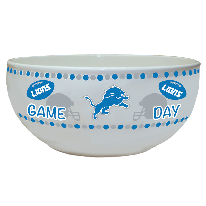 Large Game Day Ceramic Bowl | Detroit Lions