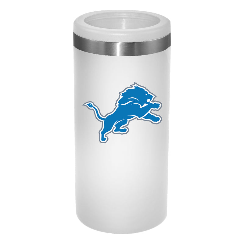 12oz White Slim Can Holder | Detroit Lions