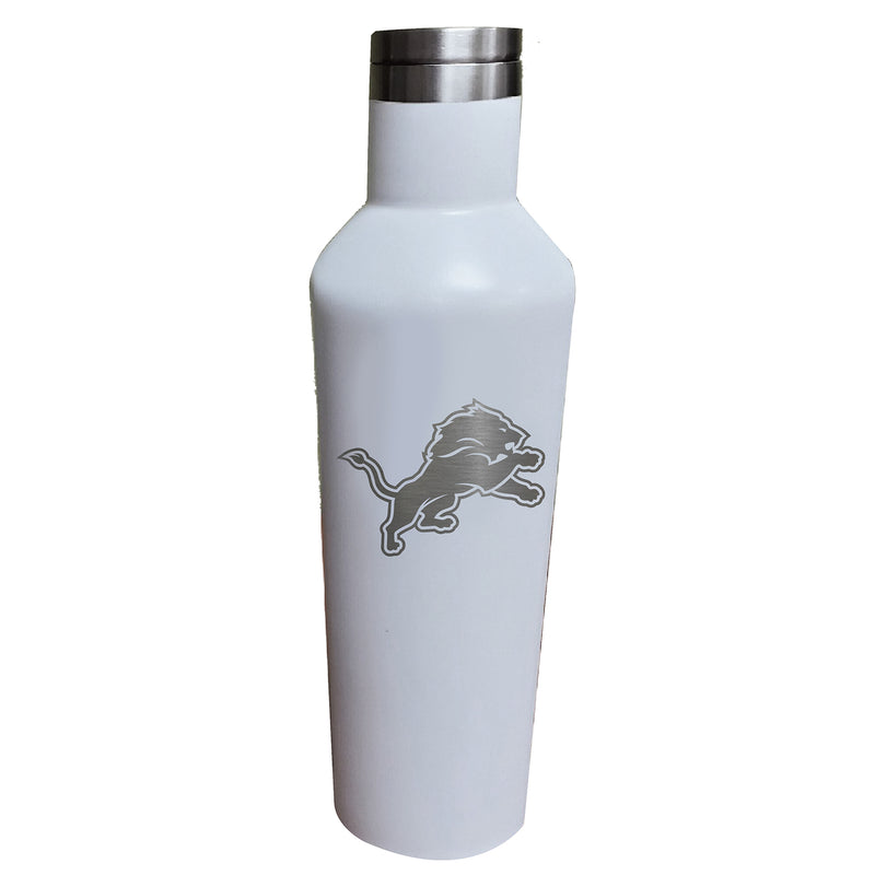 17oz White Etched Infinity Bottle | Detroit Lions
