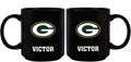 11oz Black Personalized Ceramic Mug | Green Bay Packers CurrentProduct, Custom Drinkware, Drinkware_category_All, GBP, Gift Ideas, Green Bay Packers, NFL, Personalization, Personalized_Personalized 194207372791 $20.11