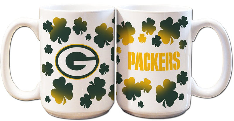 15oz White Shamrock Mug
GBP, Green Bay Packers, NFL, OldProduct
The Memory Company