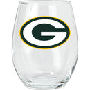 15oz Stemless Glass Tumbler | Green Bay Packers