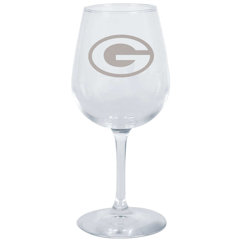 12.75oz Stemmed Wine Glass | Green Bay Packers CurrentProduct, Drinkware_category_All, GBP, Green Bay Packers, NFL 194207629772 $13.99