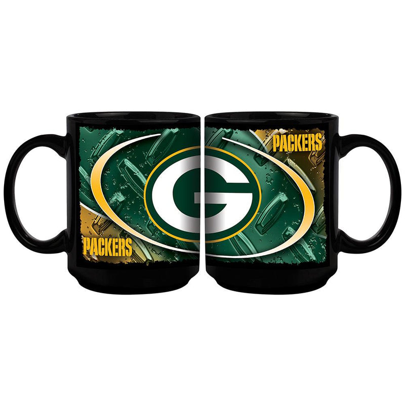 15oz Black Diamond Plate Mug | Green Bay Packers GBP, Green Bay Packers, NFL, OldProduct 687746139555 $13