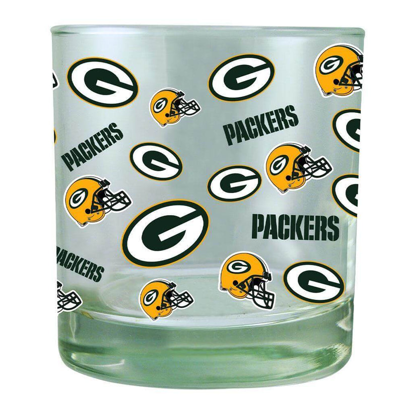 10oz All Over Print  Glass | Green Bay Packers CurrentProduct, Drinkware_category_All, GBP, Green Bay Packers, NFL 888966598980 $14.49