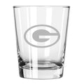 15oz Double Old Fashion Etched Glass | Green Bay Packers CurrentProduct, Drinkware_category_All, GBP, Green Bay Packers, NFL 194207262986 $13.49