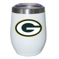 12oz White Stainless Steel Stemless Tumbler | Green Bay Packers CurrentProduct, Drinkware_category_All, GBP, Green Bay Packers, NFL 194207625361 $27.49