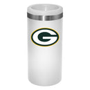 12oz White Slim Can Holder | Green Bay Packers