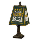 14 Inch Art Glass Table Lamp | Green Bay Packers CurrentProduct, GBP, Green Bay Packers, Home & Office_category_All, Home & Office_category_Lighting, NFL 687746978581 $98.99