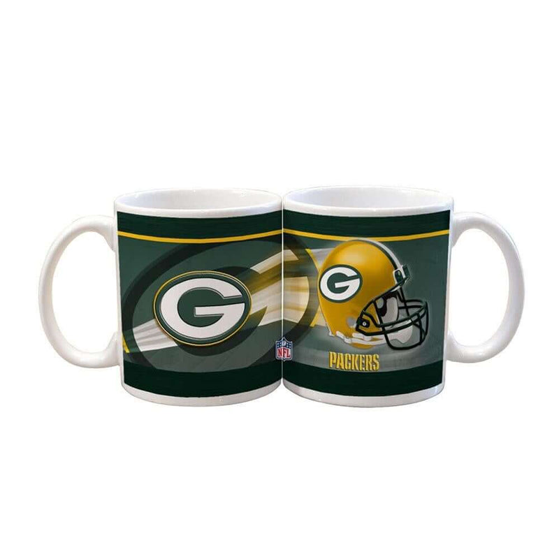 11oz White Helmet Mug | Green Bay Packers GBP, Green Bay Packers, NFL, OldProduct 687746752983 $10