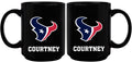 15oz Black Personalized Ceramic Mug | Houston Texans CurrentProduct, Drinkware_category_All, Engraved, Houston Texans, HTE, NFL, Personalized_Personalized 194207503980 $21.86