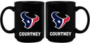 15oz Black Personalized Ceramic Mug | Houston Texans CurrentProduct, Drinkware_category_All, Engraved, Houston Texans, HTE, NFL, Personalized_Personalized 194207503980 $21.86