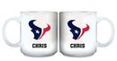 11oz White Personalized Ceramic Mug | Houston Texans CurrentProduct, Custom Drinkware, Drinkware_category_All, Gift Ideas, Houston Texans, HTE, NFL, Personalization, Personalized_Personalized 194207442630 $20.11