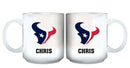 11oz White Personalized Ceramic Mug | Houston Texans CurrentProduct, Custom Drinkware, Drinkware_category_All, Gift Ideas, Houston Texans, HTE, NFL, Personalization, Personalized_Personalized 194207442630 $20.11