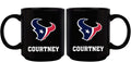 11oz Black Personalized Ceramic Mug | Houston Texans CurrentProduct, Custom Drinkware, Drinkware_category_All, Gift Ideas, Houston Texans, HTE, NFL, Personalization, Personalized_Personalized 194207372784 $20.11
