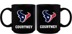 11oz Black Personalized Ceramic Mug | Houston Texans CurrentProduct, Custom Drinkware, Drinkware_category_All, Gift Ideas, Houston Texans, HTE, NFL, Personalization, Personalized_Personalized 194207372784 $20.11
