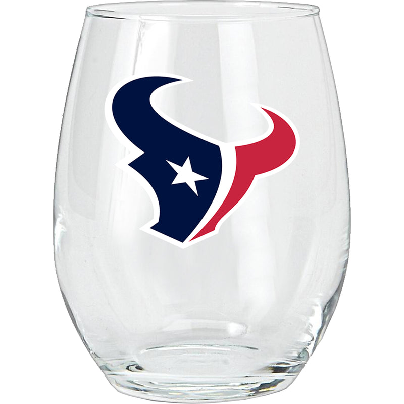 15oz Stemless Glass Tumbler | Houston Texans
