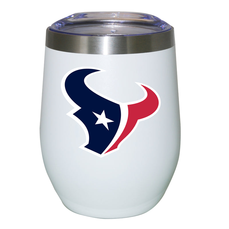 12oz White Stainless Steel Stemless Tumbler | Houston Texans CurrentProduct, Drinkware_category_All, Houston Texans, HTE, NFL 194207625378 $27.49