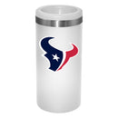 12oz White Slim Can Holder | Houston Texans