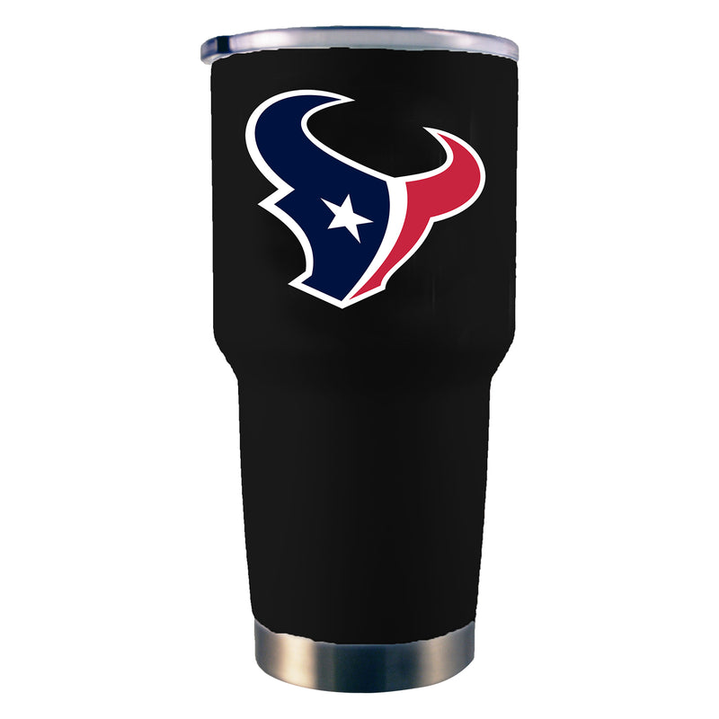 30oz Black Stainless Steel Tumbler | Houston Texans