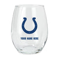 15oz Personalized Stemless Glass | Indianapolis Colts