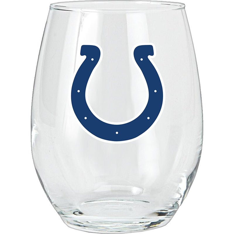 15oz Stemless Glass Tumbler | Indianapolis Colts