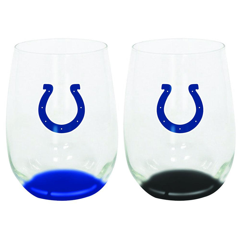 15oz Highlight Bottom Stemless Tumbler | Indianapolis Colts Drinkware_category_All, Highlight, Highlight Bottom, IND, Indianapolis Colts, NFL, OldProduct, Stemless, Stemless Tumbler 888966884076 $20.2