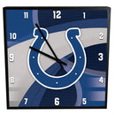 12 Inch Square Carbon Fiber Clock | Indianapolis Colts IND, Indianapolis Colts, NFL, OldProduct 687746321103 $25