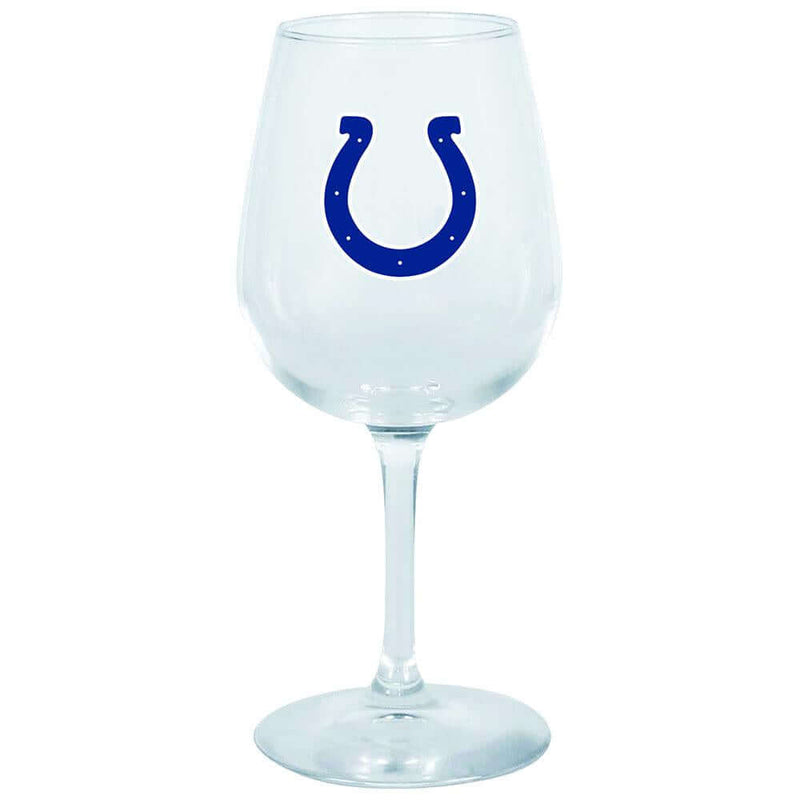 12.75oz Stem Dec Wine Glass | Indianapolis Colts Holiday_category_All, IND, Indianapolis Colts, NFL, OldProduct 888966057357 $12