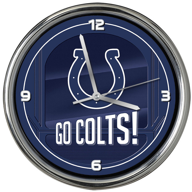 Go Team! Chrome Clock | Indianapolis Colts
Indianapolis Colts, OldProduct
The Memory Company