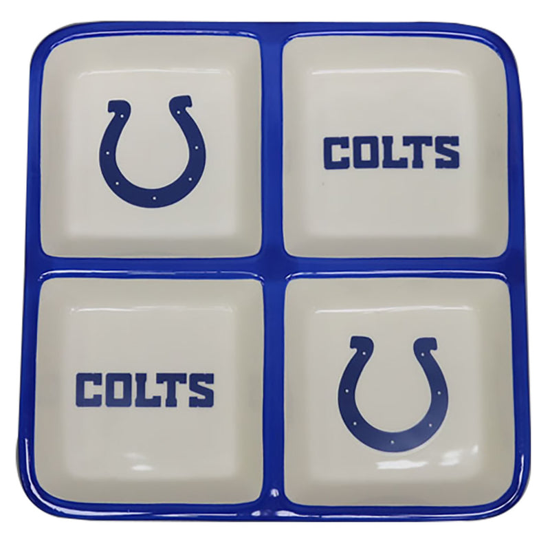 4 Section Square Tray | Indianapolis Colts