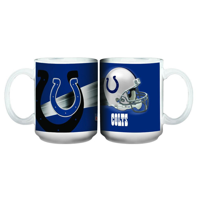 15oz 3D White Mug | Indianapolis Colts CurrentProduct, Drinkware_category_All, IND, Indianapolis Colts, NFL 888966110687 $14.49
