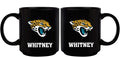 11oz Black Personalized Ceramic Mug | Jacksonville Jaguars CurrentProduct, Custom Drinkware, Drinkware_category_All, Gift Ideas, Jacksonville Jaguars, JAX, NFL, Personalization, Personalized_Personalized 194207372753 $20.11