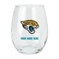 15oz Personalized Stemless Glass | Jacksonville Jaguars