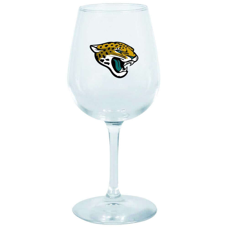 12.75oz Stem Dec Wine Glass | Jacksonville Jaguars Holiday_category_All, Jacksonville Jaguars, JAX, NFL, OldProduct 888966057364 $12