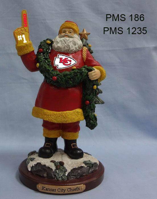 #1 Santa Ornament | Kansas City Chiefs