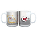 15oz White Mug State of Mind | Kansas City Chiefs
Kansas City Chiefs, KCC, NFL, OldProduct
The Memory Company