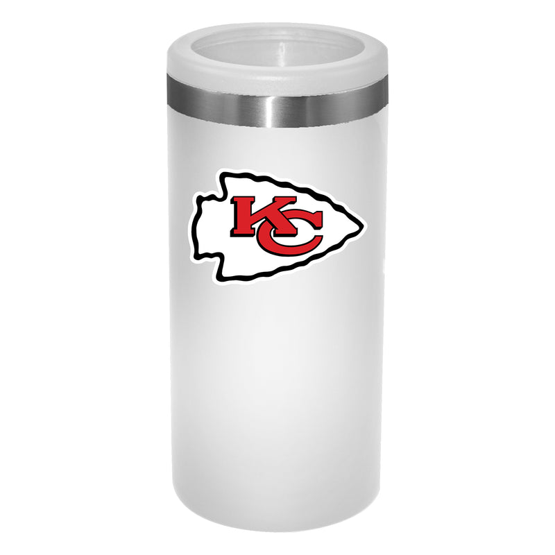 12oz White Slim Can Holder | Kansas City Chiefs