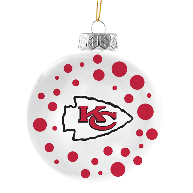 Polka Dot Ball Ornament | Kansas City Chiefs
Kansas City Chiefs, KCC, NFL, OldProduct
The Memory Company