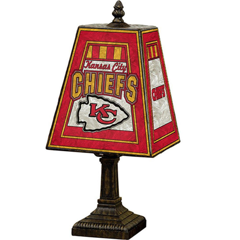 14 Inch Art Glass Table Lamp | Kansas City Chiefs CurrentProduct, Home & Office_category_All, Home & Office_category_Lighting, Kansas City Chiefs, KCC, NFL 687746998978 $98.99