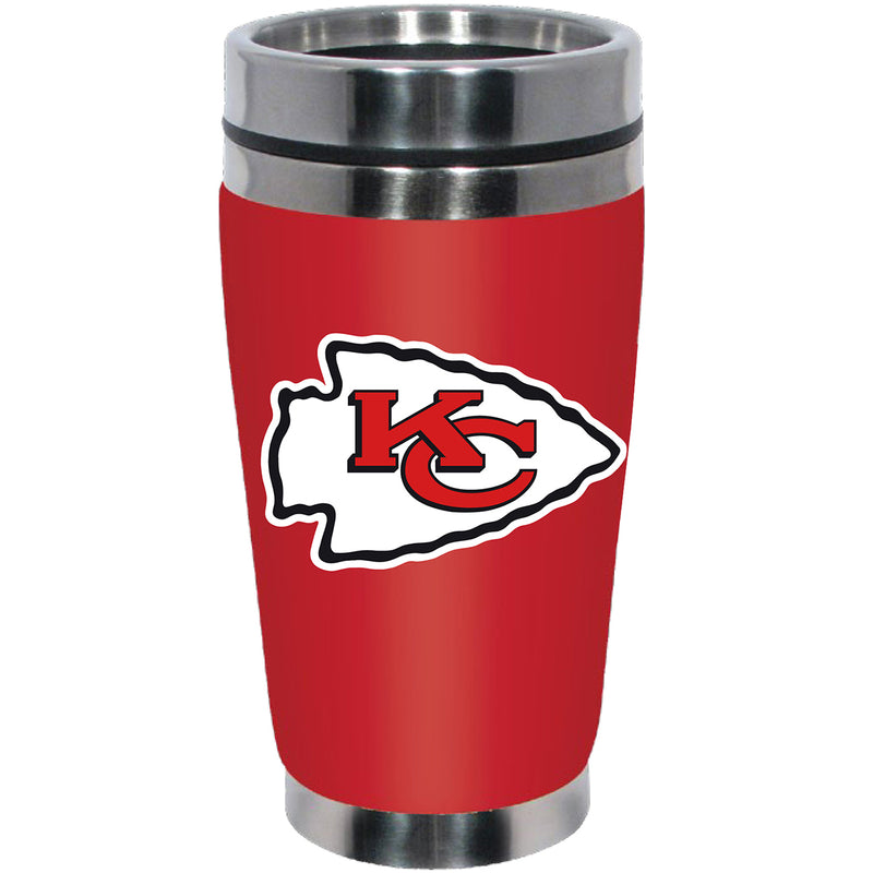 16oz Stainless Steel Travel Mug with Neoprene Wrap | Kansas City Chiefs
CurrentProduct, Drinkware_category_All, Kansas City Chiefs, KCC, NFL
The Memory Company