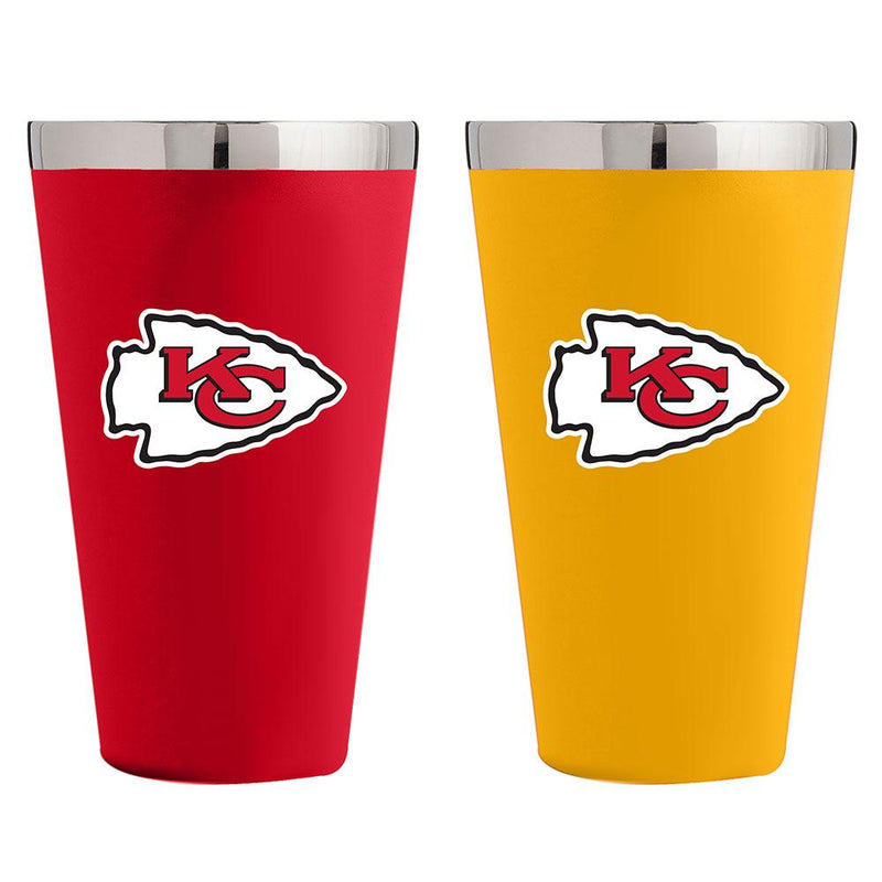 2 Pack Team Color SS Pint Chiefs
Kansas City Chiefs, KCC, NFL, OldProduct
The Memory Company