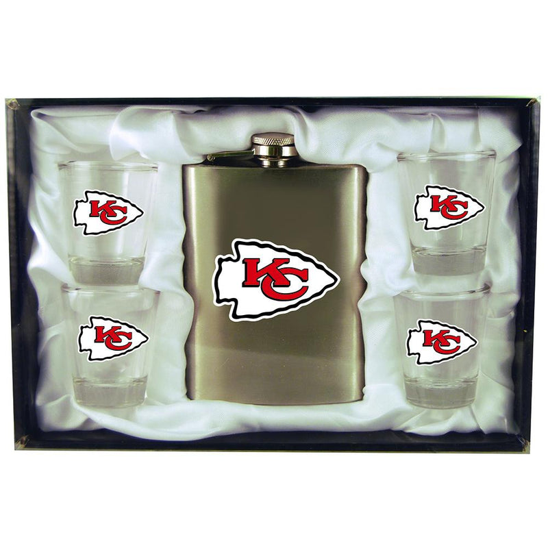 8oz Stainless Steel Flask w/4 Cups | Kansas City Chiefs
CurrentProduct, Drinkware_category_All, Home&Office_category_All, Kansas City Chiefs, KCC, NFLHome&Office_category_Gift-Sets
The Memory Company
