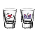2oz Fluted Shot Glass | Kansas City Chiefs 2024 Champs