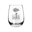 15oz Stemless Wine Glass | Kansas City Chiefs 2024 Champs