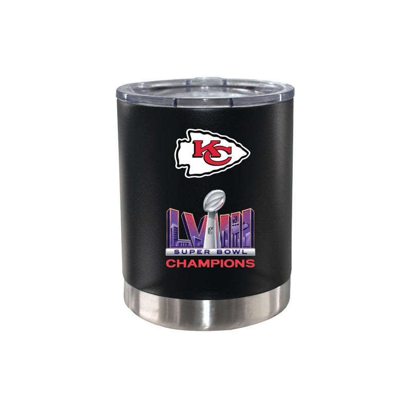 12oz Lowball Tumbler | Kansas City Chiefs 2024 Champs