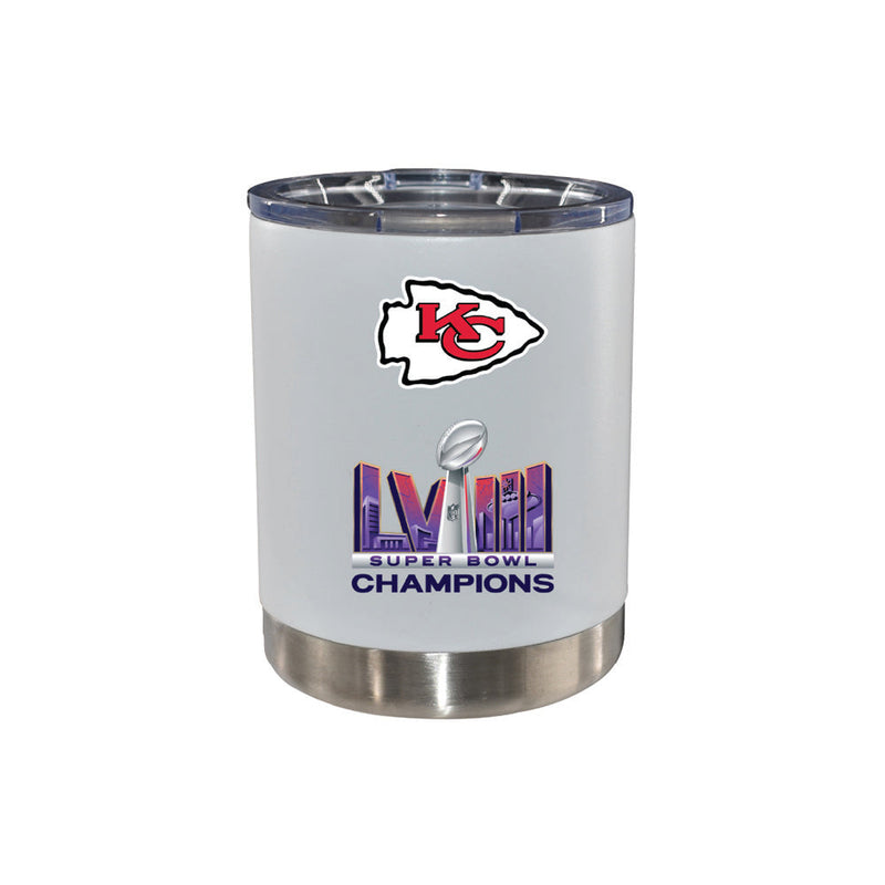 12oz Lowball Tumbler | Kansas City Chiefs 2024 Champs